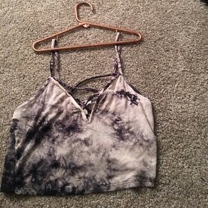 Bleach dyed crop top!! Never worn!!